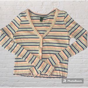 Wild Fable Long Sleeve Crop Top